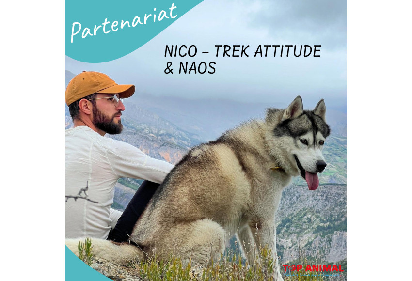 PARTENARIAT TOP ANIMAL, NICO-TREK ATTITUDE & NAOS